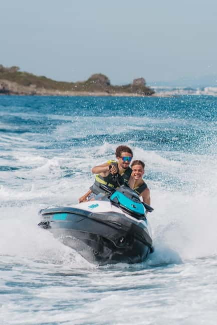 Andratx: Cala en Basset Beach and Caves Jet Ski Tour - Jet ski speed around Andratx: what the 60 minutes feels like