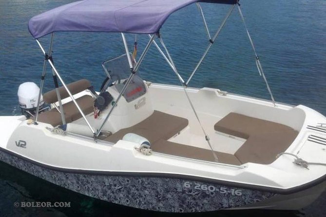 Boat rental without license - B550 'Perseis' (6p) - Can Pastilla - The real budget: price plus fuel, cleaning, and the deposit