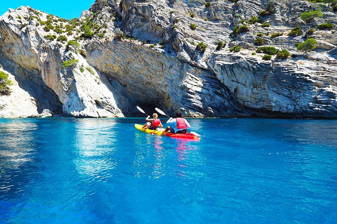 Breathtaking guided Kayak tour from Sant Elm the bay of Cala en Tió - The route along Sant Elm and Punta de na Galinda
