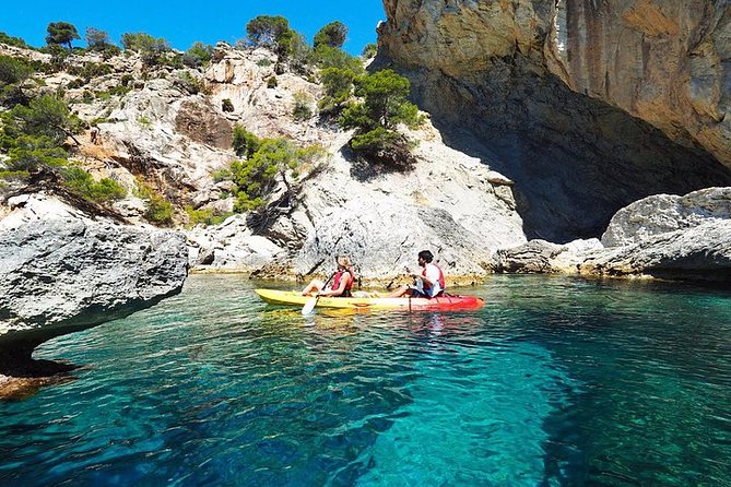 Breathtaking guided Kayak tour from Sant Elm the bay of Cala en Tió - The “hidden caves” moment: why it feels special from a kayak