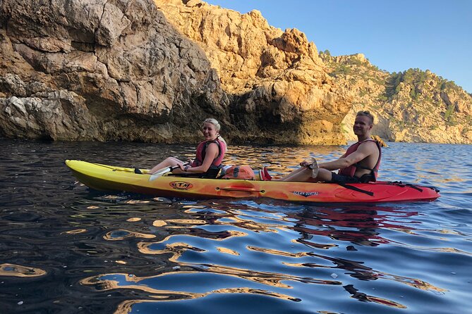 Breathtaking guided Kayak tour from Sant Elm the bay of Cala en Tió - Fitness, pace, and the arm test (yes, it’s a kayak)