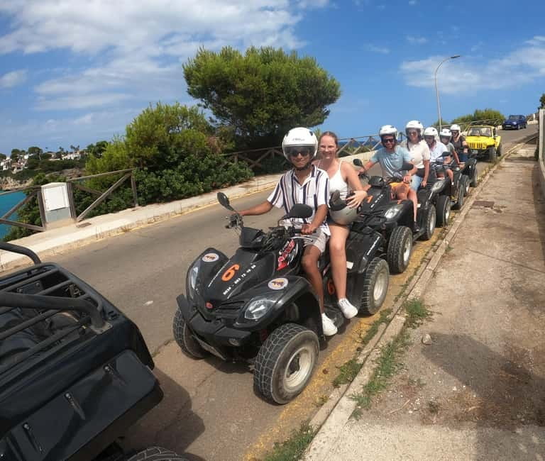 Cala Millor & Sa Coma: Quad 2-3 Bay´s Tour - NO-Off-Road - Small group size and guide pacing: calmer than you’d expect