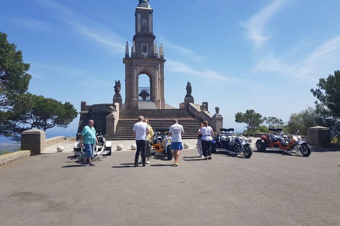 Cala Millor Trike Tour !!! Driving licence class B sufficient !!! - Climb to Ermita de Bonany for east-coast monastery views