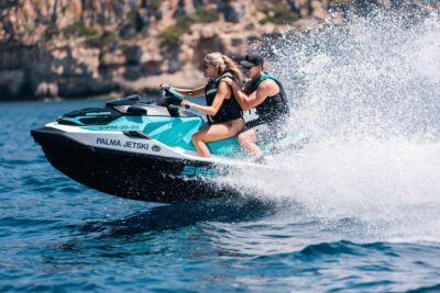 Calanova: Doble Jet Ski excursion with guide - What you get in 60 minutes on a double jet ski