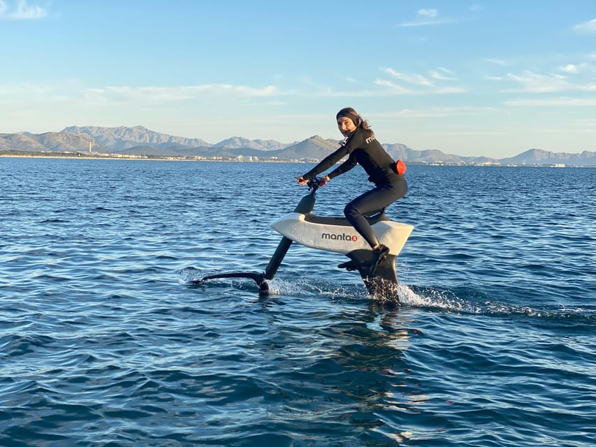 Can Picafort: experience with the aquatic ebike Manta5 SaltyCycling - Why “aquatic cycling baptism” in Can Picafort is such a good first experience