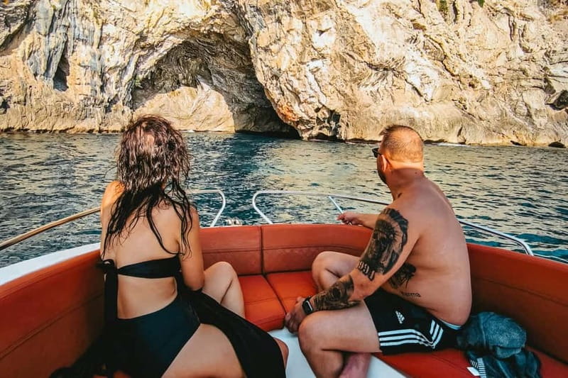 Can Picafort: Private Boattrip - Snorkeling-Beach- Caves - Cruising past Playa de Muro and Port de Alcudia from the water