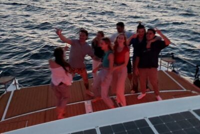 Catamaran Mallorca Eco Experience - The two swim stops: what you do at Illetas vs Punta Negra