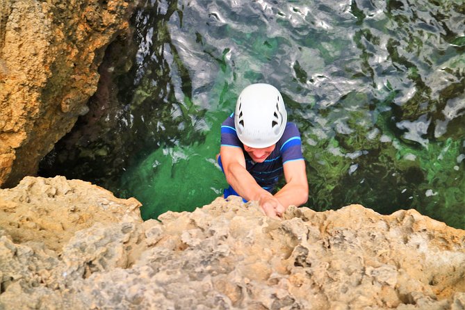 Coasteering Cliff jumping - Safety gear and guidance: the real value of “adventure with support”