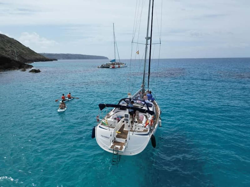 From can Pastilla : Sailing boat trip with Food & Drinks - Onboard comfort: why the mattress setup feels like a win