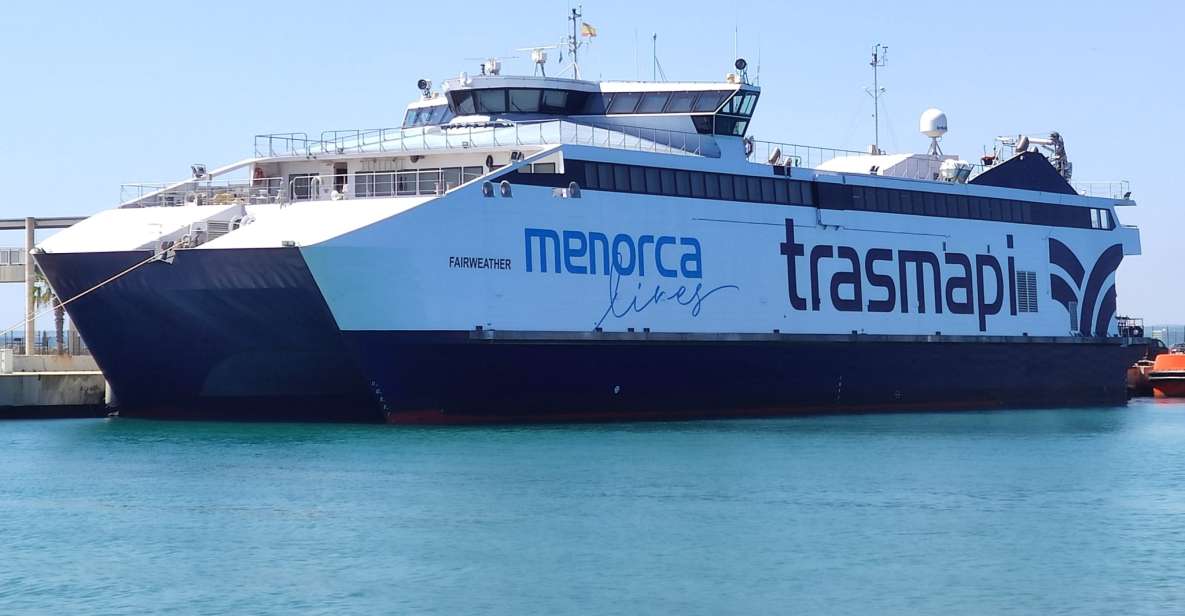 From Mallorca: Same-Day Round-Trip Ferry Ticket to Menorca - Getting Your Ticket Sorted: The Port Steps You Shouldn’t Skip