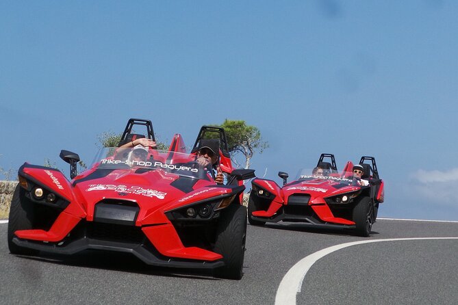 Half Day Slingshot Tour from Paguera - Your ride and setup: Polaris Slingshot manual, helmet, and guide-led pacing