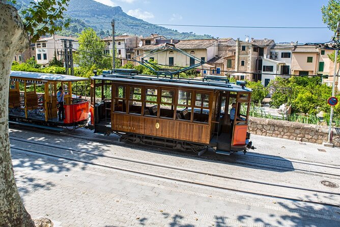 Island Tour with Train Tram Boat and Bus from Cala Millor - The famous wooden train: 1912 engineering through valley tunnels
