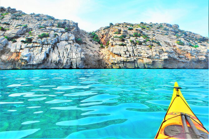 Kayak Secret Beach - Cala Estremer: a sea-only beach with real rock access and time to play