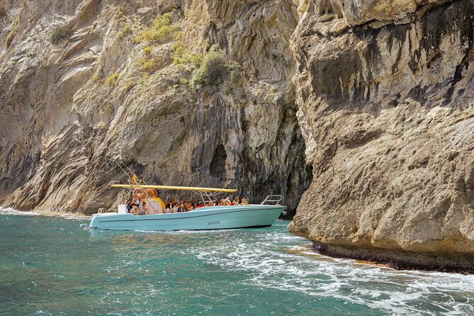 Mallorca Blue Cave Boat Tour with Snorkel - Ca’n Picafort: long sandy time and an easy swim break