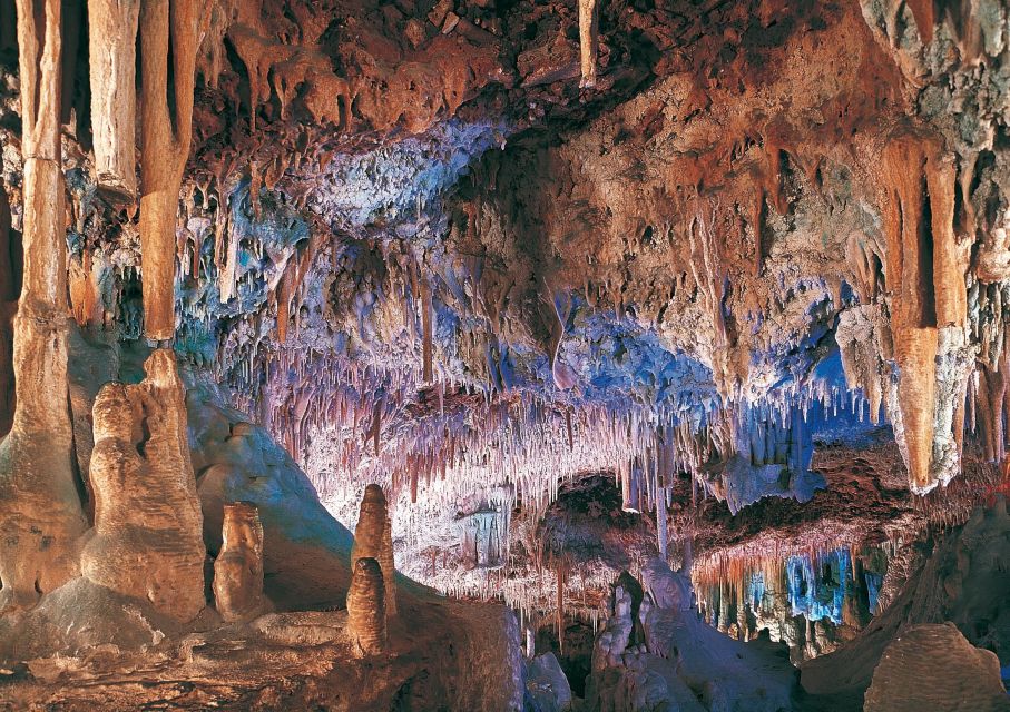 Mallorca: Caves of Hams, Blue Cave and audiovisual - Blue Cave LED Lighting and the Audiovisual Effects