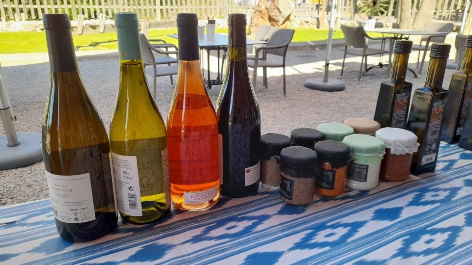 Mallorca: Local Wines & Foods Tasting - The lineup begins with a rare white and Pollensa goat cheese