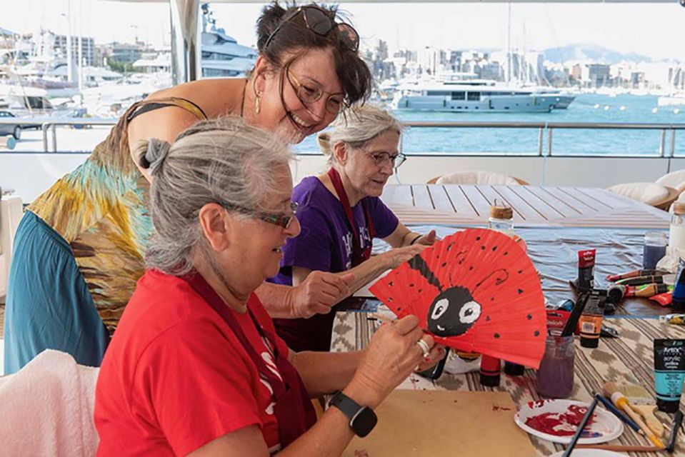 Mallorca/Porto Cristo: Design your own Spanish hand fan - Inside Margarita Gallery: Meet Christiane and Choose Your Fan Style
