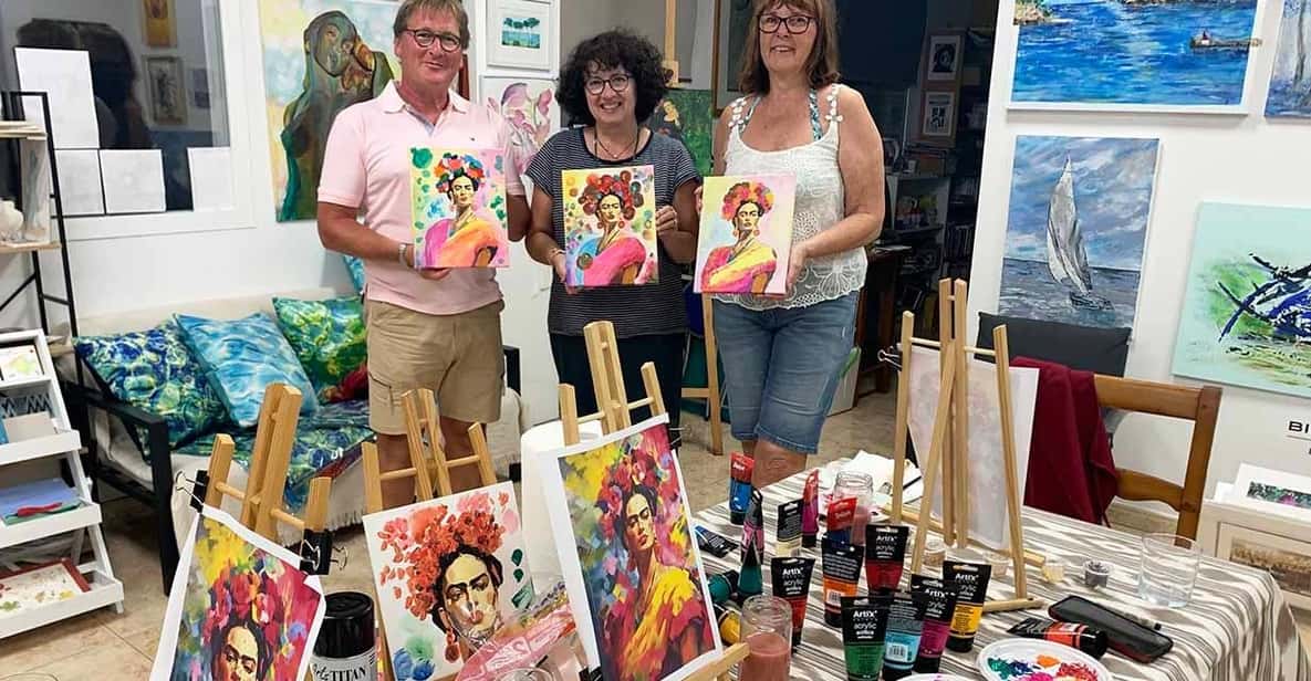 Mallorca/Porto Cristo: Paint your own Frida Kahlo - Where this works: Porto Cristo and the Margarita Gallery vibe