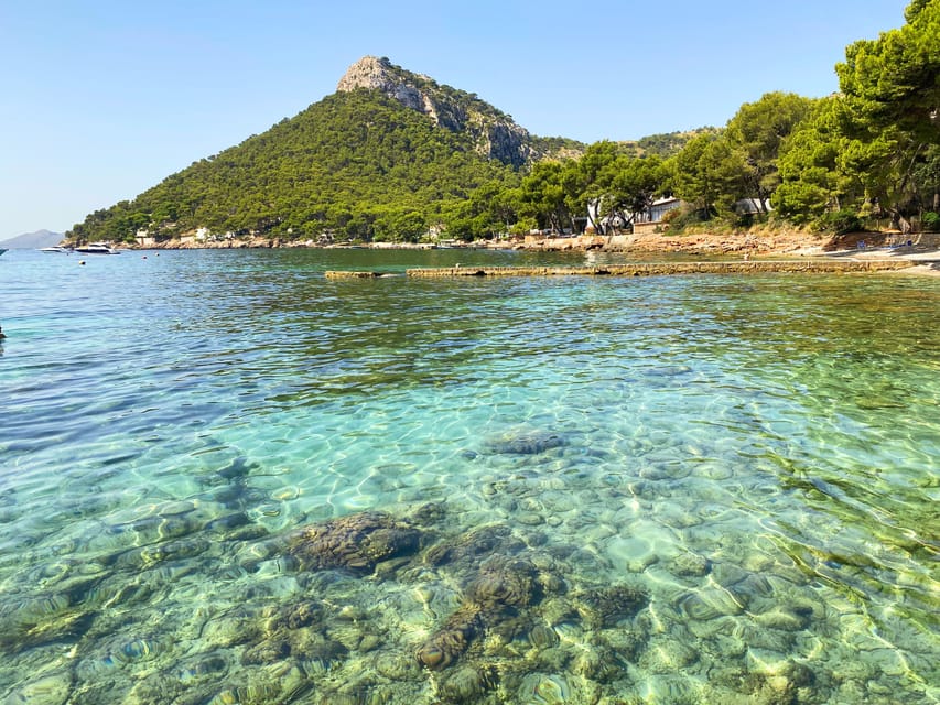 Mallorca: Private Boat Trip to Alcudia, Pollensa & Formentor - The 4-hour plan: Ses Caletes, Formentor Beach, and Punta de l’Avançada