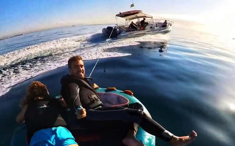 Mallorca: Private Watersports Boat. LUNCH Drinks SUP, Tubing - Key Things I’d Plan Around
