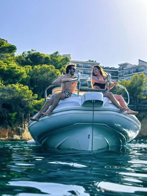 Mallorca: Private Watersports Boat. LUNCH Drinks SUP, Tubing - Can You Drive the Boat?