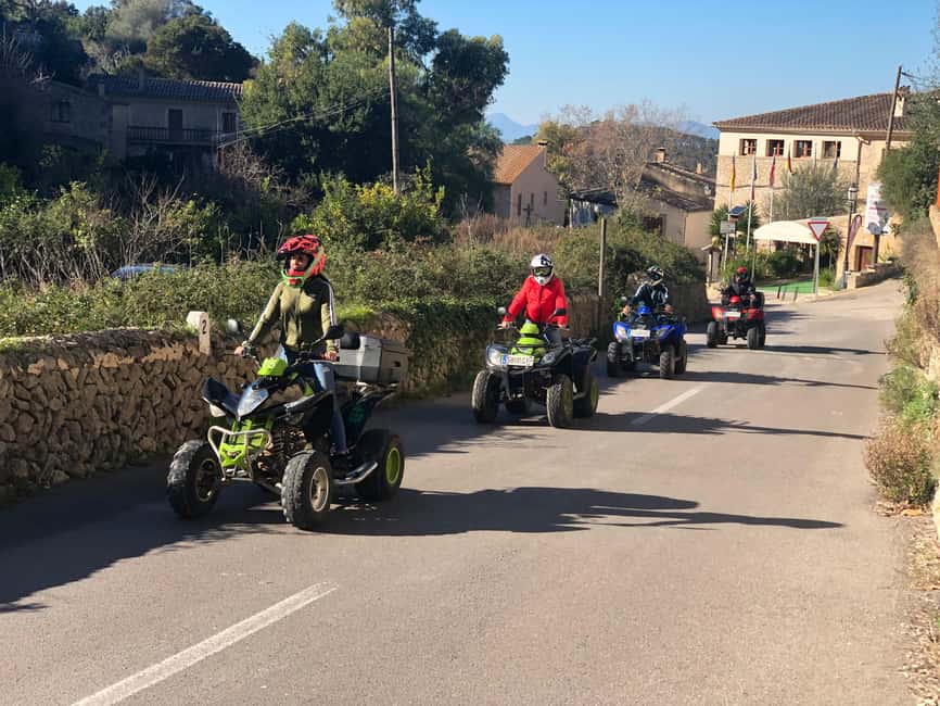 Mallorca: Quad Tour with Beach Stop and Mountain Views - Randa Photo Stop: Mountain Views That Earn the Camera