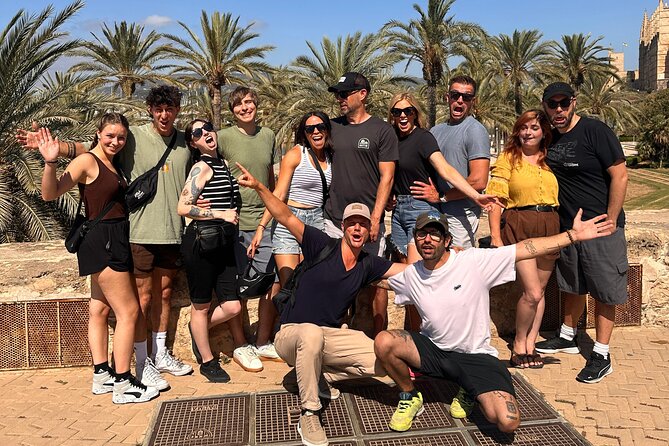 Palma Evening Tapas Walking Tour with Pinchos & Drinks - La Lonja at night: the finale where you can keep going