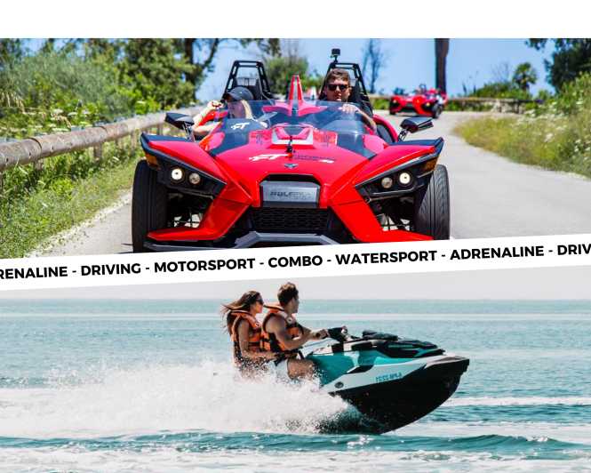 Peguera: Racing Car Drive and Jet Ski Combo Tour - Photo stops that break up the driving: Puerto Portals, Palma, Port Andratx, and Cala Fornells