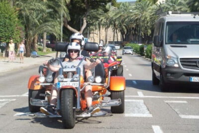 Peguera: Trike Tour - Price value: $134 per group up to 3, plus the €40 driver insurance