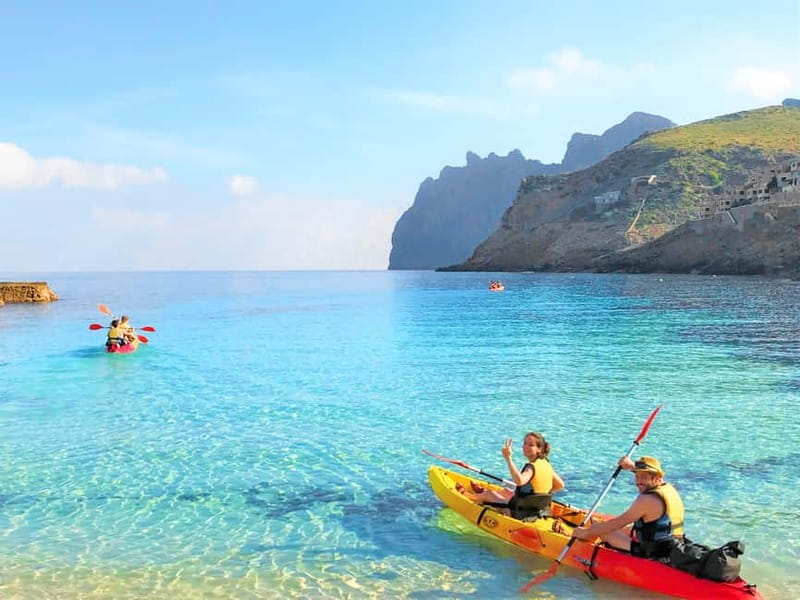 Pollença: Kayak Discovery – Snorkeling and Caves - Setting Out From Cala Molins: the meeting point that actually makes sense