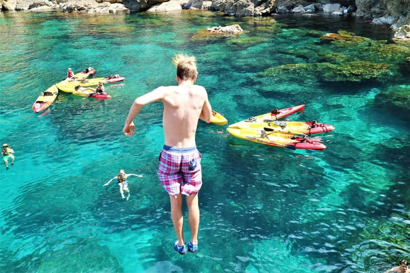 Pollença: Kayak Discovery – Snorkeling and Caves - Sea caves over 40 meters: entering with your kayak