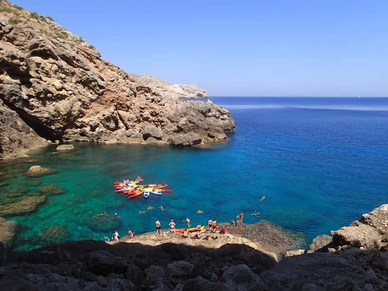 Pollença: Kayak Discovery – Snorkeling and Caves - The full timeline: a short trip that packs in a lot