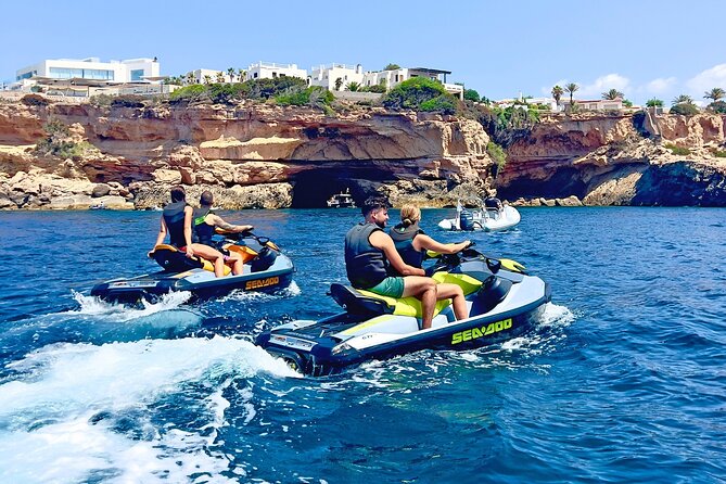 Private jet ski excursion Ibiza San Antonio Es Vedrà - Getting Started at Caló del Moro (Sant Antoni Side)