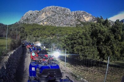 Quadtour San Telmo - Riding out toward Sant Elm: the 20-minute sea-view break that makes the whole tour feel worth it