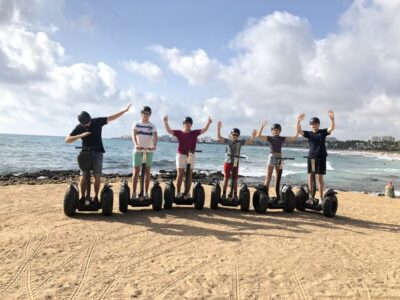 Sa Coma: Off-Road Segway Tour to Castell Punta de n'Amer - Getting started at the shop: quick training before you head into the park