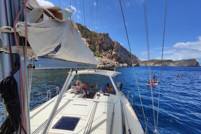 Sailing Day from Port d'Andratx - The sailing stretch: easy pace, good chances for sea views