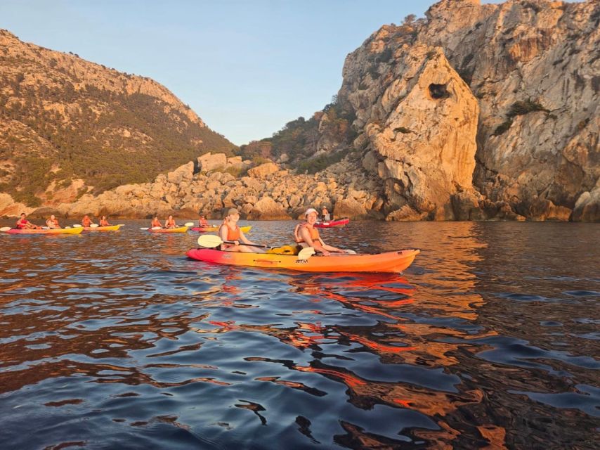 Sant Elm: Guided Kayak Sunset Tour with Picnic in a Cove - Return at Sunset Light: Why the Timing Matters