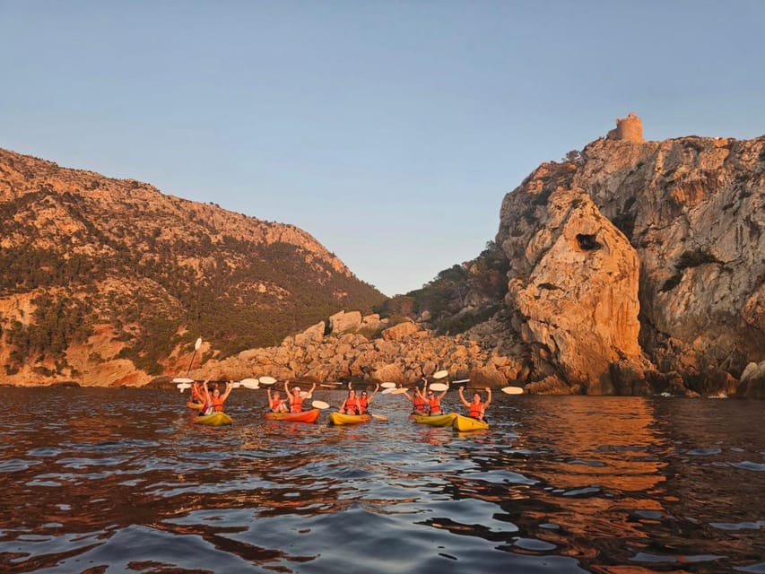 Sant Elm: Guided Kayak Sunset Tour with Picnic in a Cove - Weather Plans and Route Changes: Staying Flexible