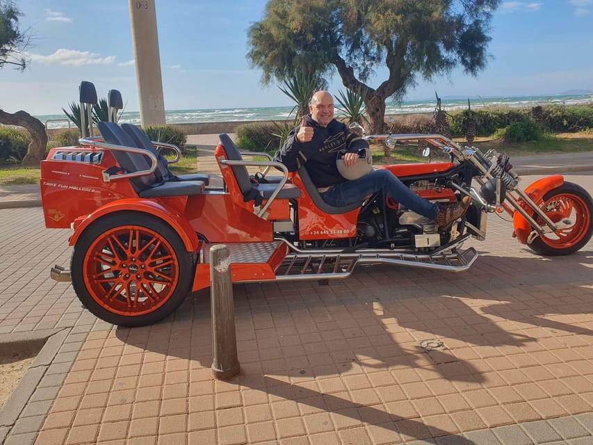 V8 Trike Tour mit Fahrer/Guide für max 4Gäste - Getting picked up: easier than you expect from ports and hotels